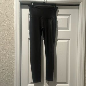Spanx, faux leather leggings